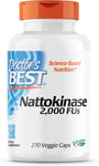 Doctor'S Best, Nattokinase, 2,000 FU, 270 Vegan Capsules, Lab Tested, Gluten Fre