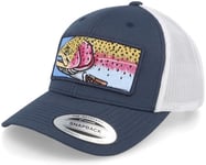 Skillfish Big Rainbow Trout Navy/White Trucker  One Size - (55-60 CM) -