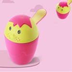 MARKS Baby shower bath spoon water spoon baby shower bath water scoop children shampoo cup shampoo cup water scoop practical (Color : Rose Red)