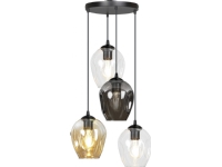 Hanging lamp Orno IRIS pendant lamp, power max. 4x60W, E27, black and color (mix)