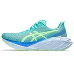 ASICS Men's NOVABLAST 4 Sneaker, Lite Show Sea Glass, 11.5 UK