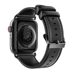 Dux Ducis Läderarmband Apple Watch Ultra 2 49mm Svart