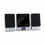 Bluetooth CD Player FM Tuner MP3 Micro Stereo System Karaoke USB LED AUX Remote