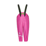 Celavi Unisex Rainwear Solid Rain Trousers, Real Pink, 110 cm