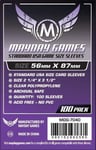 100 x Mayday Games Clear Standard USA Card Sleeves (56mm x 87mm)