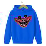 Kid Poppy Playtime Huggy Wuggy Hoodie Jacka Outdoor Winter - Perfet Dark Blue 140cm