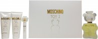 Moschino Toy 2 Gift Set 100ml EDP + 10ml EDP + 100ml Shower Gel + 100ml Body Lotion