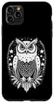 Coque pour iPhone 11 Pro Max Costume de hibou avec étoiles nuit Wicca Moon Owl en style