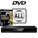 Panasonic Blu-ray Player DP-UB820 MultiRegion for DVD 4K inc Scarface UHD