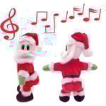 Twerking tomte - [engelsk låt] Twisted Hip, sjungande och dansande elektrisk leksak, Twisted Hip tomtefigur Jul julklapp (jultomte