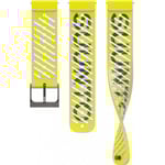 Suunto Athletic 5 -silikonarmband 22 mm, Lemon Yellow