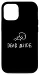 Coque pour iPhone 14 Pro Dead Inside Funny Badly Drawn Stickman