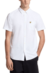 Lyle & Scott Short Sleeve Oxford Shirt Vit