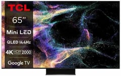 TCL 65" 65C849 / Mini LED / 4K / 144Hz / Google TV (Fyndvara - Kartongskada)