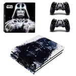 PS4 Pro Star Wars Darth Vader Console Skin, Decal, Vinyl, Sticker, Faceplate - Console and 2 Controllers - Protective Cover for PlayStation 4 PRO