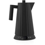 Alessi Plissé Vattenkokare 1.7 L med Tempratur kontroll Svart