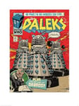 Doctor Who (The Daleks Comic 60 x 80 cm Toile Imprimée