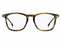 Hugo Boss GQ Orlando Bloom 1180 EX4 145 Brown Square Eyeglasses Frames Brille