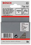 Bosch Professional 1000x Fine Wire Staple Type 53 Stainless (Textiles, Carton, 11.4 x 0.74 x 14 mm, Accessories Tacker, Staple Gun)