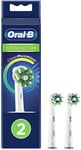 Oral-B Braun Cross Action Replacement Toothbrush Heads Refills - Pack of 2