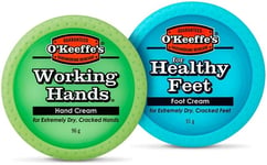 O'Keeffe's Working Hands 96g & Healthy Feet 91g Twin Pack