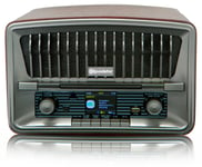 Radio CD Portable Vintage DAB+/FM Lecteur CD-MP3 Bluetooth, USB Télécommande, , Bois, Roadstar, HRA-270CD-MP3CD+BT