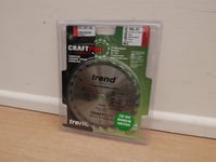 TREND 165MM X 24T TCT 20MM BORE SAW BLADE BOSCH GKT55 PLUNGE SAW CSB/16524C