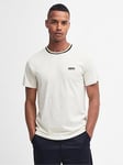 Barbour International Buxton Tipped Tailored T-shirt - Cream, Cream, Size 3Xl, Men