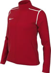 Nike W NK Rpl Park20 RN JKT W Longueur des Hanches, Rouge/Blanc, s Femme