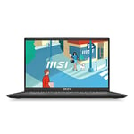 MSI Notebook Modern 15 H laptop (B13M-004UK), Intel Core i5-13420H, 15.6" FHD 60Hz Panel, Intel Iris Xe Graphics, 8GB*2 DDR4, 512GB NVMe PCIe SSD, Windows 11 - Classic Black