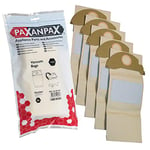 Paxanpax VB820 Lot de 5 Sacs en Papier compatibles pour Karcher A2000-A2099, WD2000-WD2399, série MV2 Marron
