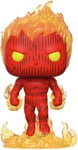 Funko 44987 POP Marvel Fantastic Four - Human Torch Collectible Toy, Multicolour