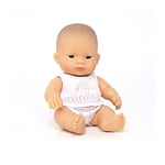 Miniland Miniland31125 Baby Asian boy 21 cm Doll 31125, Multi-Color