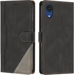Couvercle De Boîtier Pour Samsung Galaxy A03 Core Case, Galaxy A03 Core Wallet Case Slim Pu Leather Phone Case Flip Folio Leather Case Card Holders Antichoc Protective Case With Wrist Strap