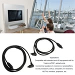 360 Degree Rotatable Optical Sound Cable For TV Bar Speaker AV Receiver 3.3ft