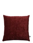 Pudebetræk-Velour Stribe Home Textiles Cushions & Blankets Cushion Covers Red Au Maison