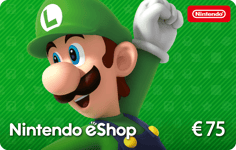 Carte Nintendo eShop 75€ | Carte Prépayée Nintendo eShop | Nintendo eShop Card