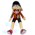 Jeffy Puppet Plysch Leksak Docka, Jeffy Puppets Sml Leksak, Naughty Funny Puppet Leksak med Fungerande Mun, För Barn Pojkar Flickor Rollspel, Storytelli Jeffy Jeffy 50CM