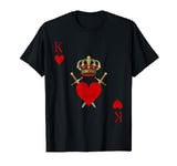 King of Hearts Poker Card Tshirt T-Shirt