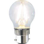 LED-lampa B22 G45 Clear