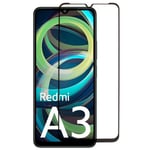 2-PACK SKALO Xiaomi Redmi A3 Heltäckande Skärmskydd Härdat Glas - Svart Svart