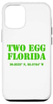 iPhone 14 Pro Two Egg Florida Coordinates Case
