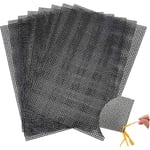 8 st Plastnät Canvas Ark Rektangel Tomma Broderinål Canvas Ark för Broderi DIY Virkning Canvas Formare Stickning Nätplattor Hand [db]