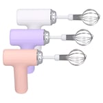 Electric Egg Beater Cordless Hand Mixer Handheld Egg Whisk For Cream Zzs