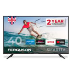 Ferguson F4020RTS 40 inch Smart Full HD LED TV with streaming apps and catch up built-in | Made in the UK