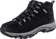 Skechers Femme Trego Alpine Trail walking shoe, Black Lavender, 38 EU