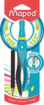Maped - Compas Scolaire Kid'Z 360° Agility - Compas pour Enfant dès 6 ans - Compas d'Apprentissage pour Débutant avec Bague Adaptateur - Bleu