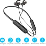 Bluetooth 5.0 Magnetic Wireless Neckband Sports Gym Earphones Headphones Headset