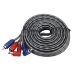 Tangyongjiao 4.5m Car Auto PVC Wrapped Audio Stereo Cable OFC 2RCA to 2RCA Jack Audio Cable Male to Male RCA Aux Cable