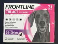 anti puces tiques FRONTLINE TRI-ACT chien 20 - 40 KG